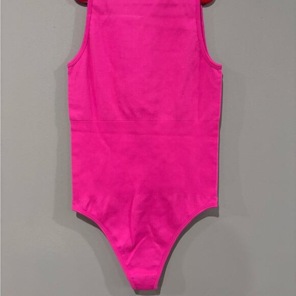 Vibrant Pink Women's Bodysuit - Picture 3 of 5